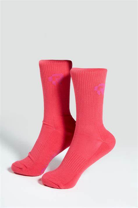 Organic cotton socks - pink (4-7 UK) - Azalea